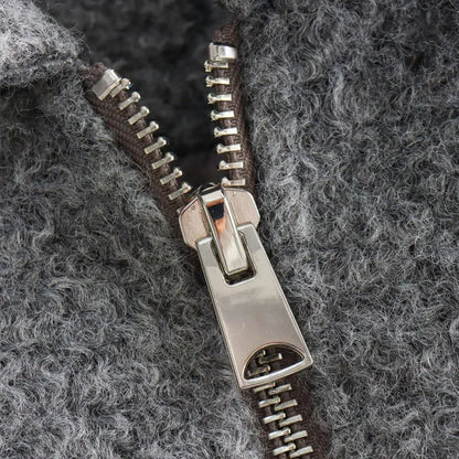 MUJER Kurze Tweed-Jacken für Damen, Herbst-Winter-Kurzmanteljacke, Damen-Reißverschluss-Crop-Jacke für die Halbsaison, Damen, neu in Oberbekleidung.