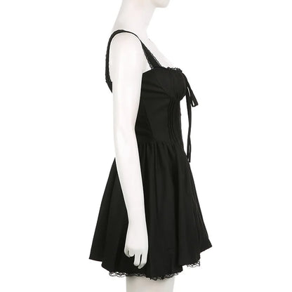 Weiß Spitze Up Rüschen Backless Sexy Kleider Frauen 2023 Roben Elegante Abend Party Kleid Bodycon Mini Sommer Kleid Vestidos