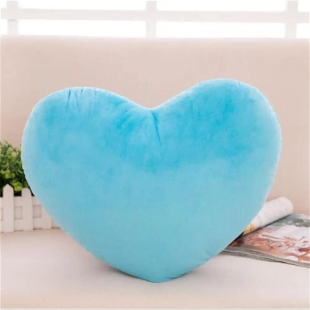PP cotton Soft Pillow Comfortable Heart Plush Pillow Red Color Pink Color Stuffed Pillow Heart Shape Home Decorative
