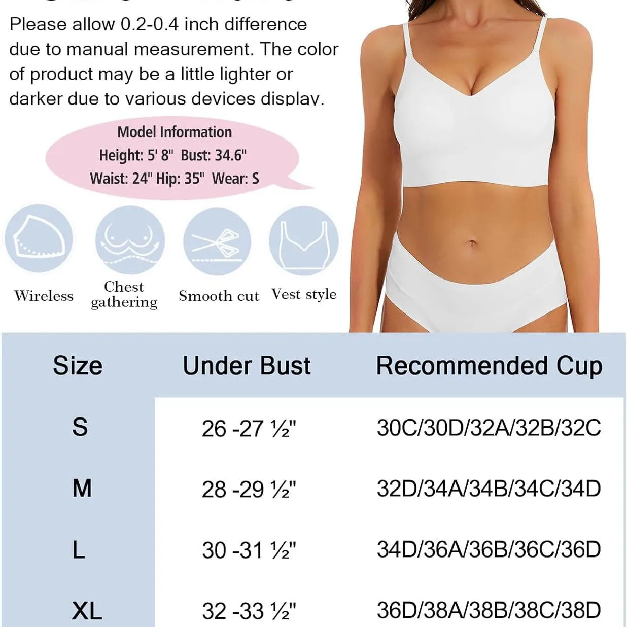 Seamless Low Back Bra Support Multiway Wireless Backless Halter Padded Bralette Lifting Straps Convertible Bras.