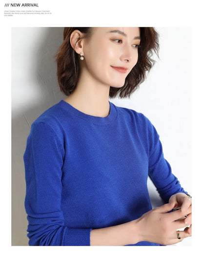 22 farben Herbst und Winter Kaschmir Pullover Frauen Pullover Oansatz Pull Femme Lange Hülse Frauen Casual Lose Pullover Pullover