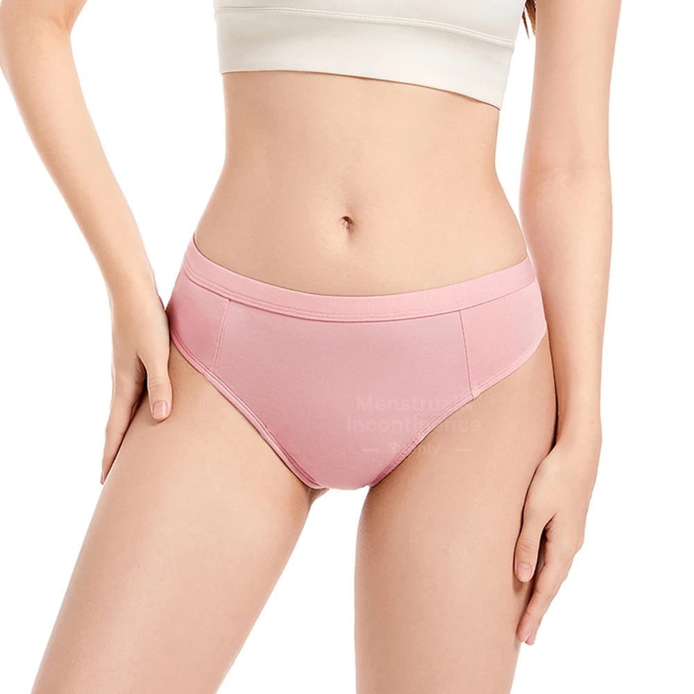 Bikini Menstrual Panties Eco-friendly Reusable Breathable Leakproof Period Underwear for Women Bamboo Fibre