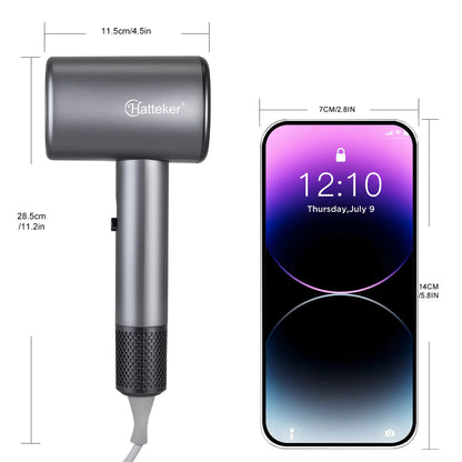 Hatteker 3200W Portable Hair Dryer 3 Temperature Settings Home Use Hotel Salon Professional Electric Blow Dryer for Travel