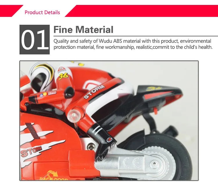 RC1:32 high-speed motor simulation shock absorber Race motorcycle charging 2.4Ghz Parent-child interactive boy's holiday toy.