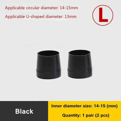 2Pcs Non-slip Wearable Heel Cover Round Woman High heels Protective Cover TPU/PVC Material Soft Damping Silencer Heel Protector.