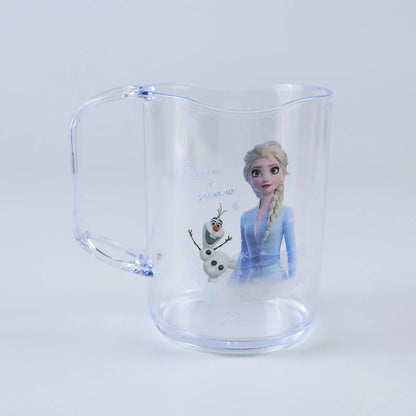 Disney New Frozen Princess Elsa Cartoon Washable Mouthwash Cup for Men and Women Plastic Wash Cup.