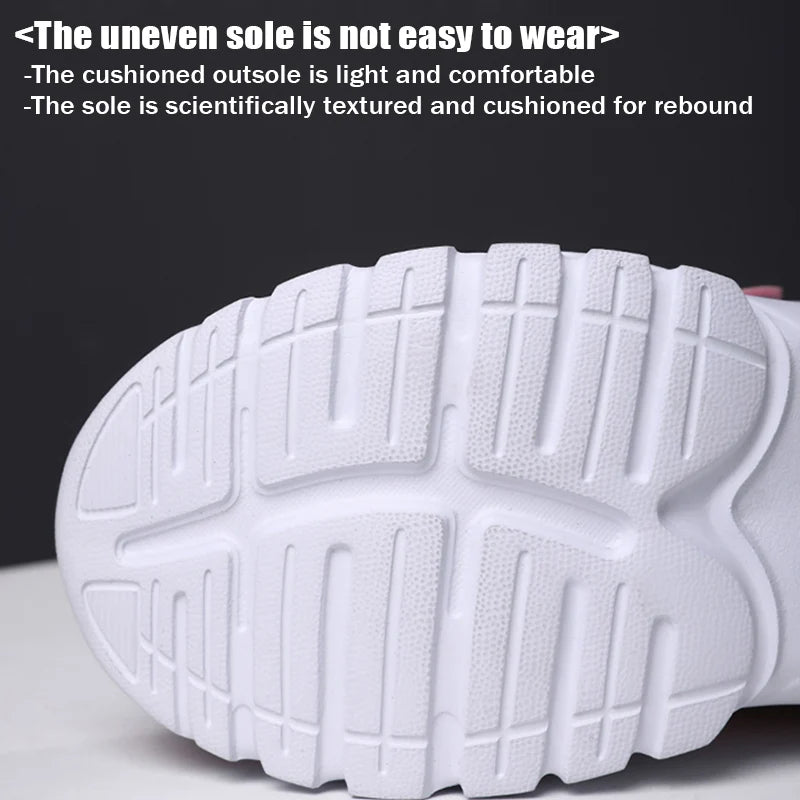 Trendy Lightweight Children Girls' School Shoes Anti-Slip Breathable Outdoor Casual Walking Sneaker Size 28-39.