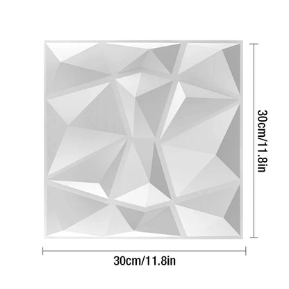 30x30cm home renovation 3D Stereo Wall Panel Diamond Not self-adhesive tile 3D wall sticker living room Bathroom 3d wall paper