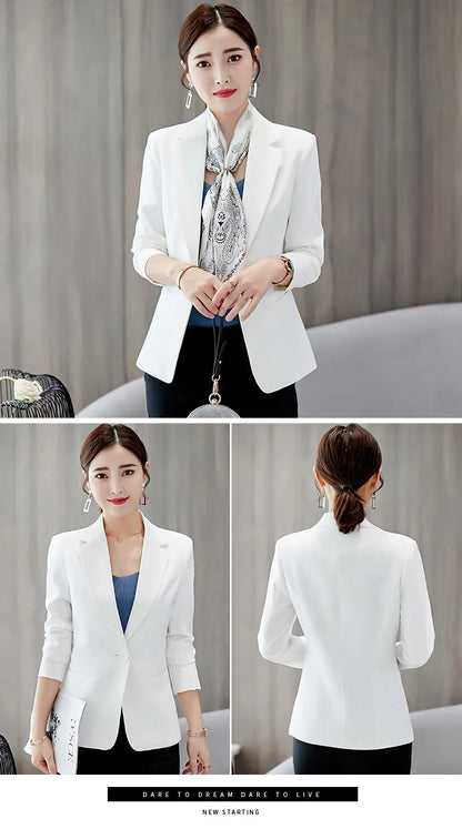 Wine Red Women's Long-sleeved Suit Jacket, Korean Style Slim Short Coat Women, Asian Size M-XXXL, Girl's Blazers..