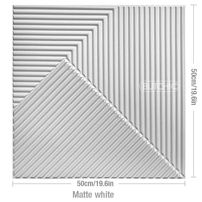 12pcs 50cmx50cm Wood grain 3D Stereo Wall Panel Diamond design tile wall sticker living room mold Bathroom waterproof wall paper