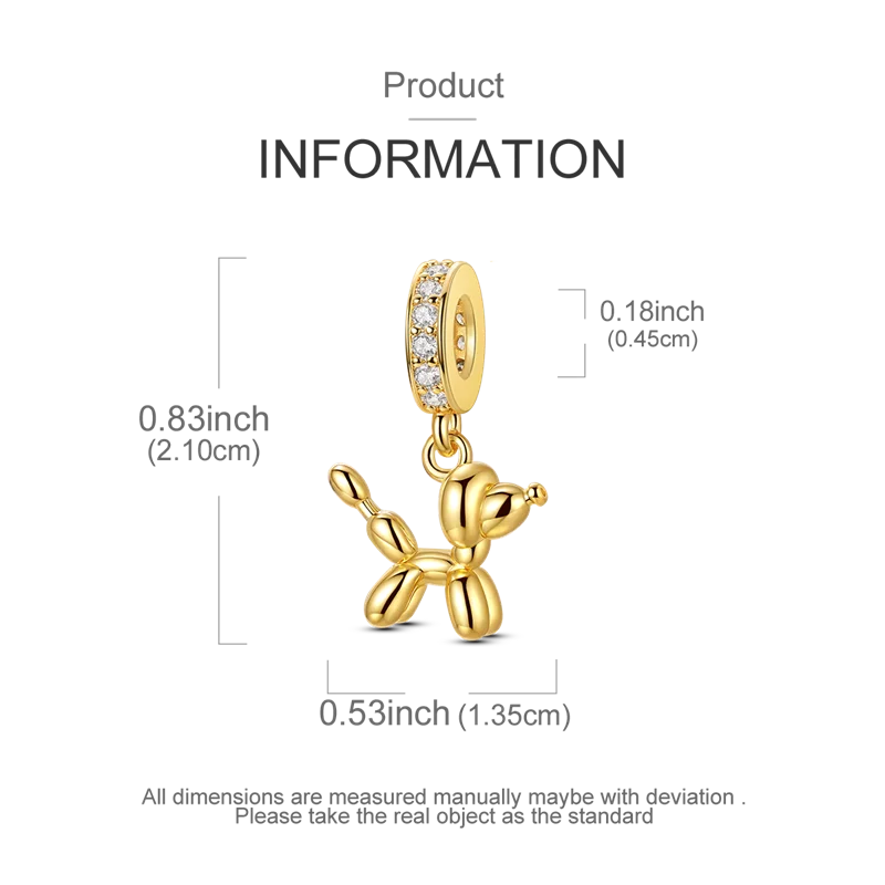 Gold Series DIY Charms Bead Original 925 Sterling Silver Inlaid Zirconium Sun Leopard Pendants Fit Bracelet Jewelry Gift Marking.