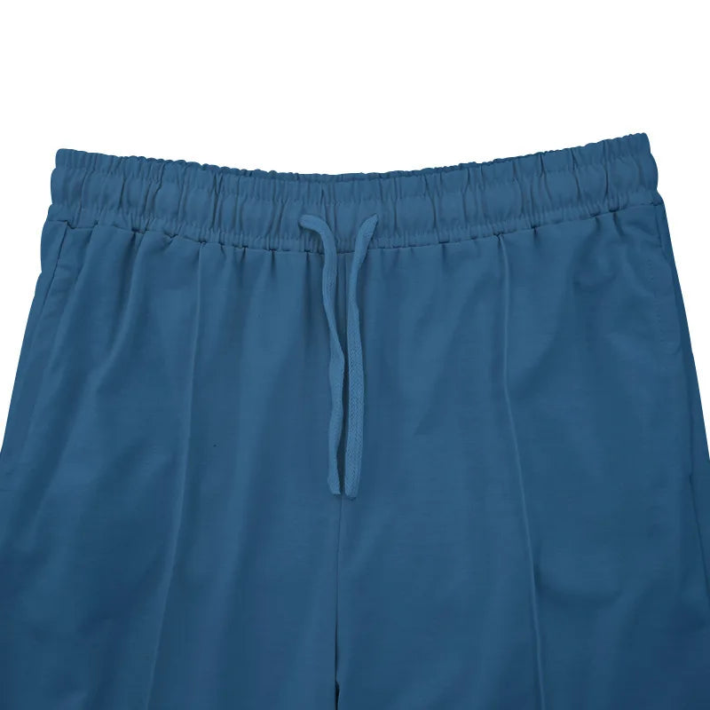 Cross-border spring and autumn thin men's sports and leisure drawstring loose jogging trend trousers sweatpants