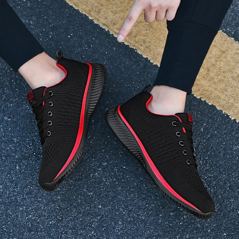 Men Sport Shoes Breathable Lightweight Running Sneakers Walking Casual Breathable Shoes Non-slip Comfortable Men Shoes Fashion.