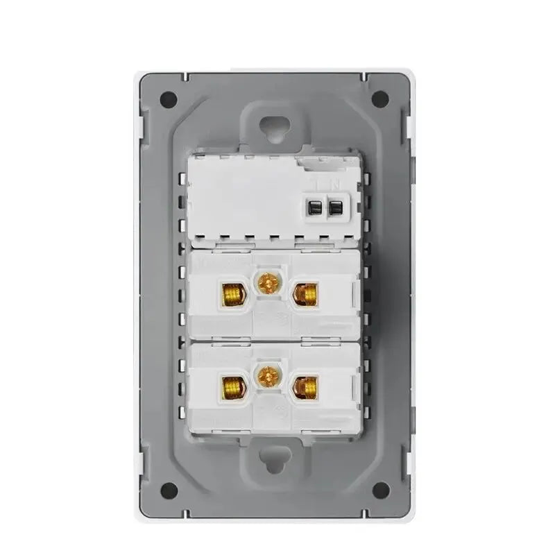 10A/20A Brasilien-Buchse mit USB Typ-C 5V 2100mA, 118*72mm gehärtete Glasscheibe.