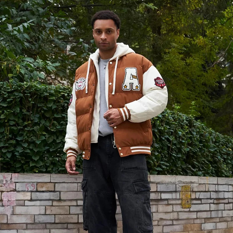 2025 New Winter Men Outdoor Windbreak Warm Travel Jacket Men Autumn Hooded Casual Fashion Sport Brand Loose Jacket Male Coat Top.