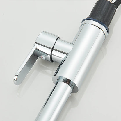 Kitchen Sink Cold Hot Water TapPull Out Kitchen Faucets 360° Rotation Kitchen Mixer Tap Single Lever Mixer Tap