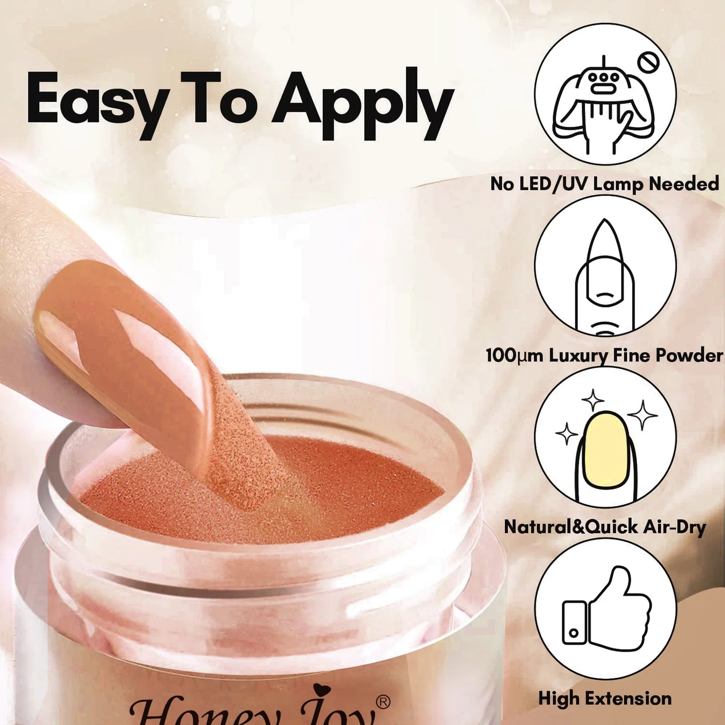 6 colors Dip Powder Set Brown Coffe Color Nail Powder Dipping Nail Powder Nail Art Manicure DIY Salon No Need Lamp Cure.