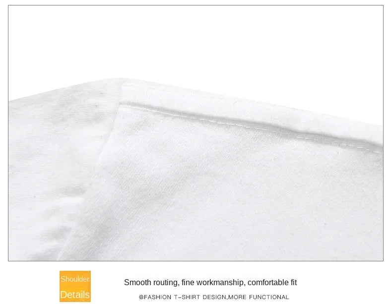 JEEP SPIRIT Mens T-shirt Summer 100%Cotton 230g Heavy Print Sports Breathable Round Neck Top Loose Solid Short Sleeve