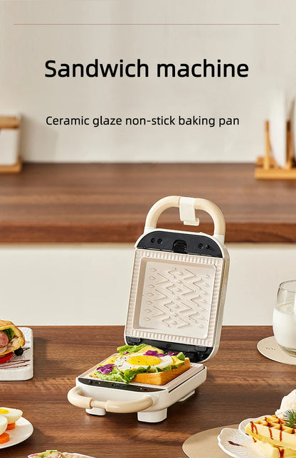 Electric Sandwich Maker Multifunctional Waffle Machine Toaster Baker Breakfast Machine Takoyaki Pancake Donuts Sandwichera 220V.