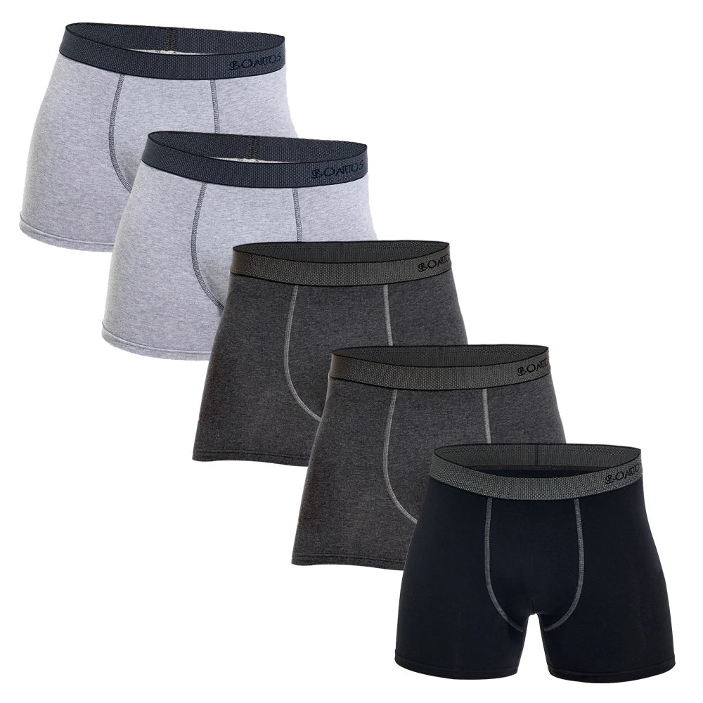 5Pcs Schlüpfer der Männer Baumwolle Boxer Sexy Mann Boxer Unterwäsche Shorts Viele Männliche Boxershorts Set Familie Unterhose Marken