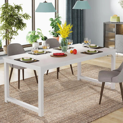 Moderner Computertisch, 63 x 31,5 Zoll großer Chefbüroschreibtisch Computertisch Arbeitszimmer Schreibtisch Workstation