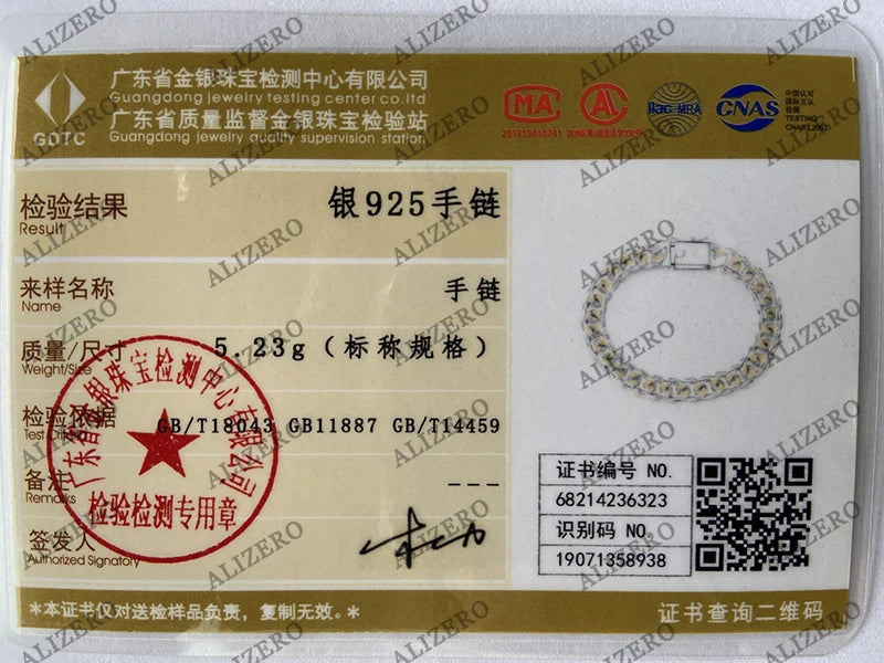 Fine 925 Sterling Silver Noble Nice Chain Solid Bracelet for Women Men Charms Party Gift Wedding Fashion Jewelry Hot Model.