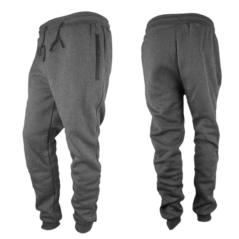 Men's Sweatpants with Zipper Pockets Tapered Joggers for Men Athletic Pants for Workout, Jogging, Running.