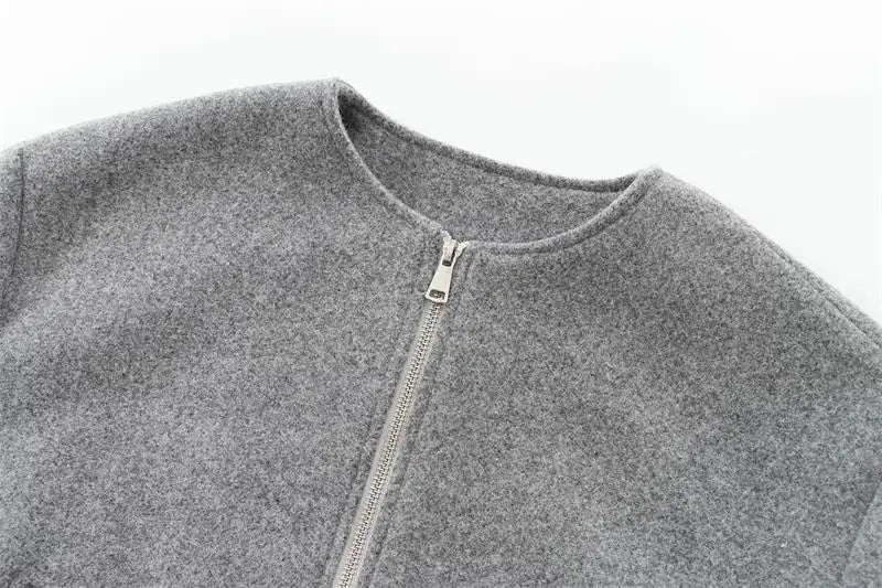 Jacken Herbst Damen 2025, neuer schicker lockerer Damenmantel, elegante Mode, Straße, warmer Jugendmantel.