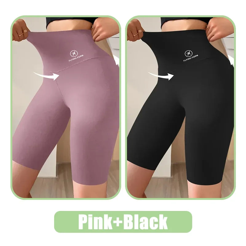 M-XL Women Shorts Sports Shorts For Women New Cycling Jogging Fitness High Waist Push Up Gym shorts Leggings Yoga Clothing.