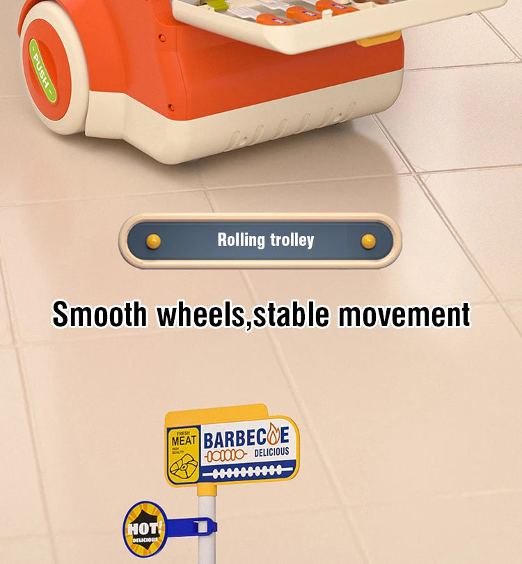 Kitchen Food Role Play Pretend Play Children Toy Ice Cream Candy Sweet Dessert Accessories Toys for Kid Christmas Birthday Gifts