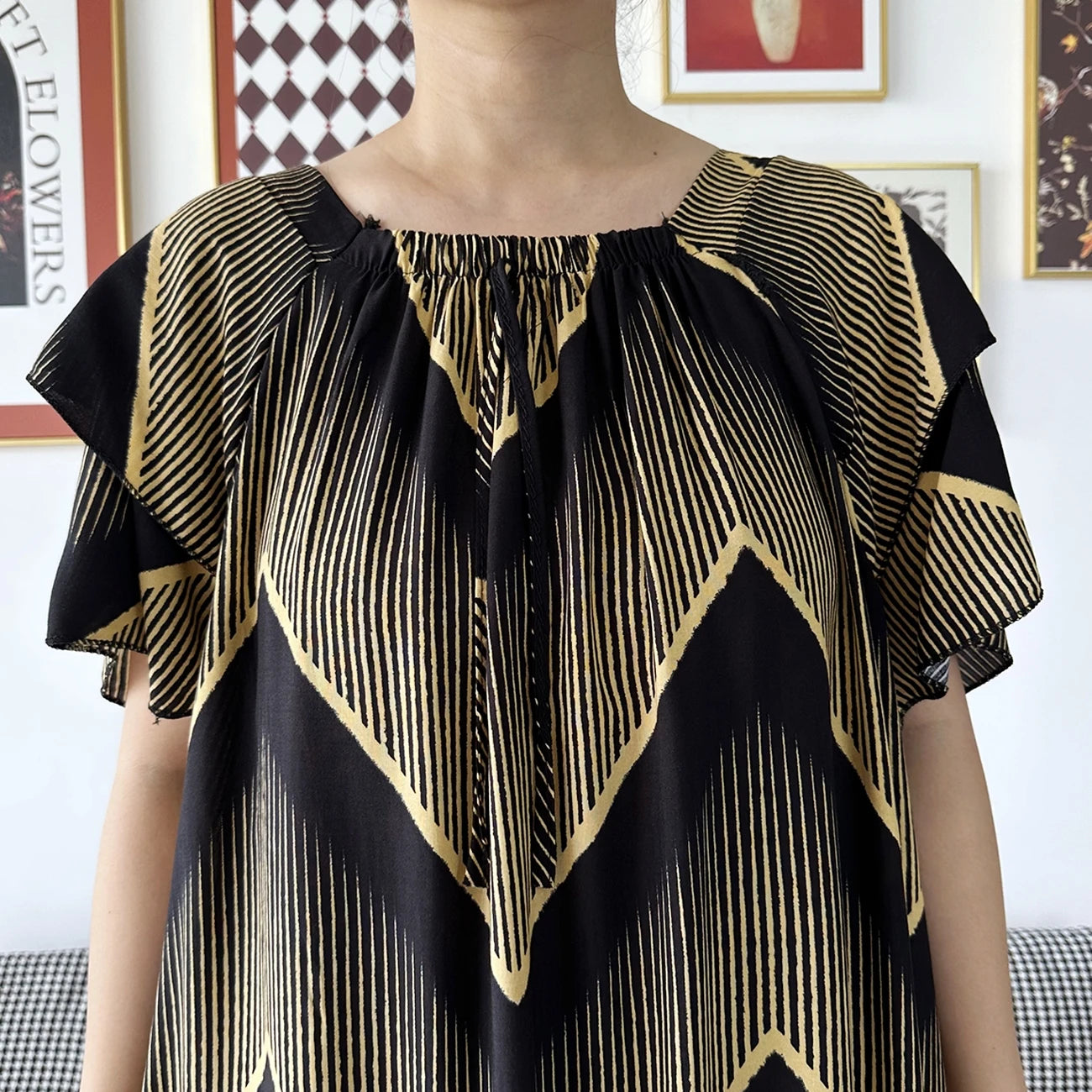 2024 New Muslim Dubai Abaay Women Cotton Dress With Big Scarf For Women Maxi Summer Short Sleeve Loose African Abaya Clothing.