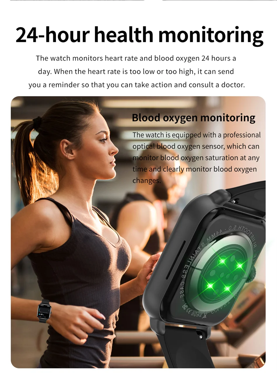 New Women Smart Watch GPS Compass Sport watch Men 1.95" AMOLED Screen Bluetooth Call HeartRate Smart Watch For Xiaomi Huawei IOS.
