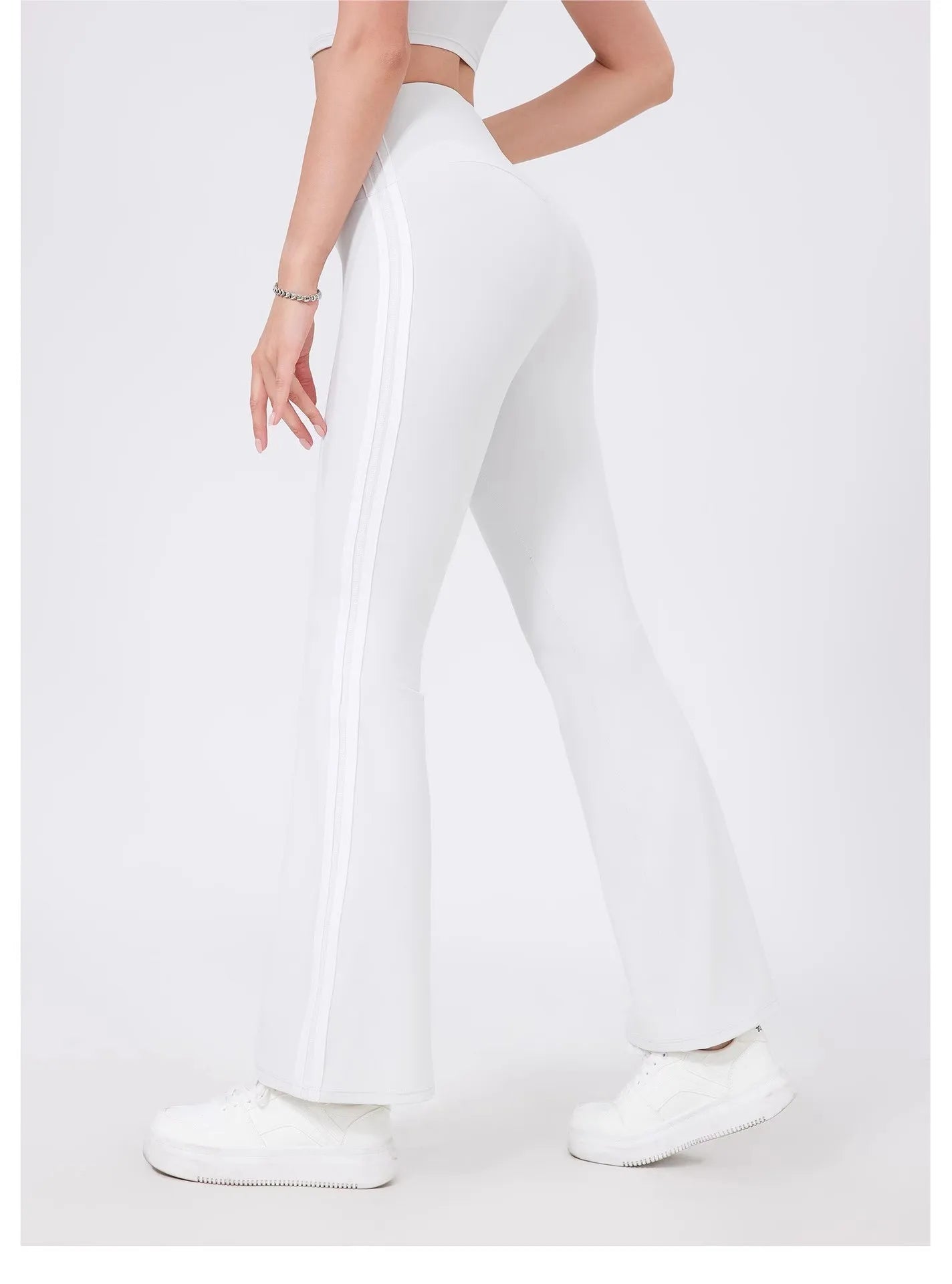 Women's High Waist Yoga Pants Flared Sport Leggings Workout Flared Leggings Casual Wear Comfortable Activewear Gym Leggings.