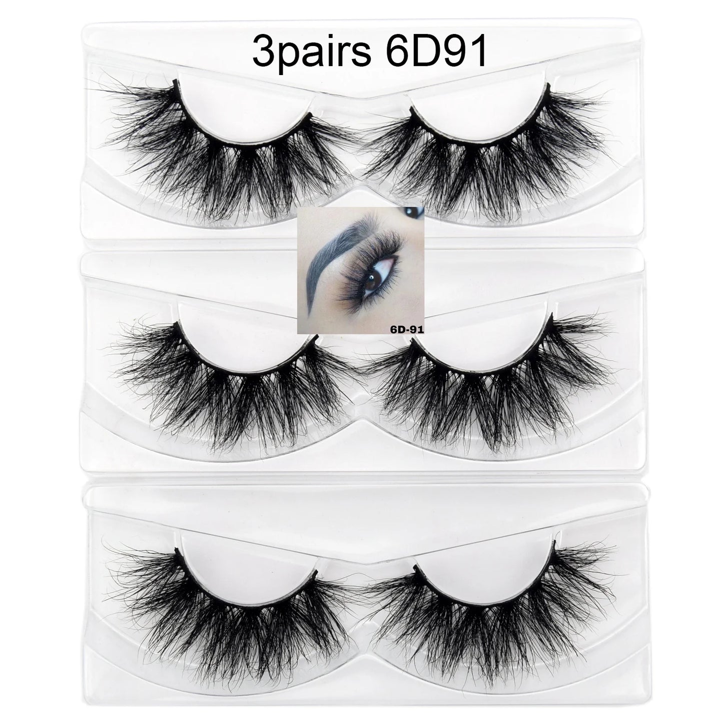 Visofree Eyelashes 3D Mink Lashes High Volume Handmade Mink False Eyelashes Thick Full Strip Lashes Cruelty Free cilios posticos