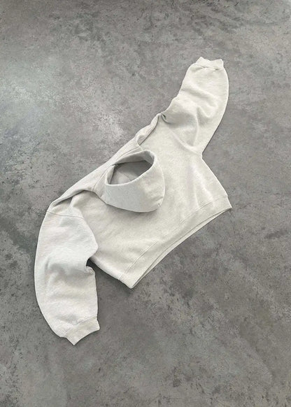 2024 Autumn and Winter New Solid Color Loose High Street Trendy Personality Flow Couple Sweater Women's Hooded Women Clothing.