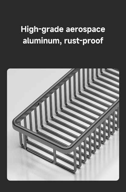 Bad Zubehör Regal Organizer Dusche Küche Lagerung Rack Wand Raum Aluminium Wc Shampoo Halter Regale 25CM