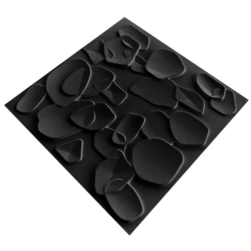 4pcs 50x50cm 3D wall panel Geometric lines 3D wall sticker wallpaper mural diamond design decor tile 3d mold 90's aesthetic room