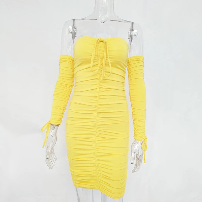 Arctic Cat Frauen Herbst Winter Verband Kleid Frauen 2022 Sexy Off Schulter Lange Hülse Dünne Elastische Bodycon Party Kleider Vestidos