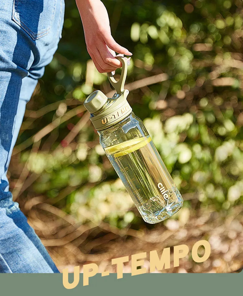 860ML High Quality Tritan Material Water Bottle With Filter Portable Durable Gym Fitness Outdoor Sport Drinking Bottle.
