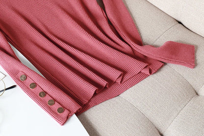 2025 weibliche Dünne Gestrickte Weiche Jumper Tops Herbst Winter Frauen Casual Pullover Pullover Taste Lange Hülse O-ansatz Chic Pullover