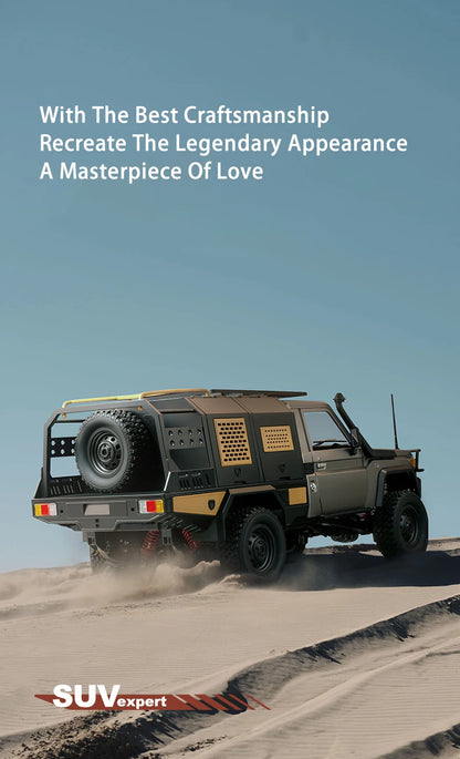 MN82S RC Crawler 1/12 Full Scale LC79 RC Pickup Short Truck 4WD Remote Control Climbing Off-road Car Toys for Kids Adults Gifts