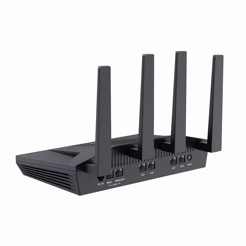 GL.iNet Flint 2 (GL-MT6000) home and office router, 8-Stream Wi-Fi 6 technology,OpenWrt,2.5G Ethernet ports,Parental control.