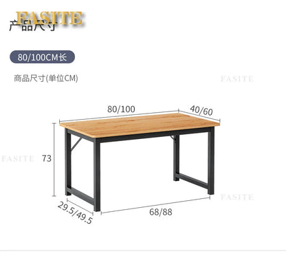 Hochwertiger, langlebiger Computertisch, Desktop-Tisch für Zuhause, Schlafzimmer, moderner, einfacher Mietisch, Studenten-Studientisch, langer Streifen