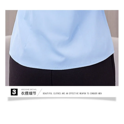 White Shirt Long-sleeved Slim Shirt Korean Style Professional Work Clothes Work Clothes.