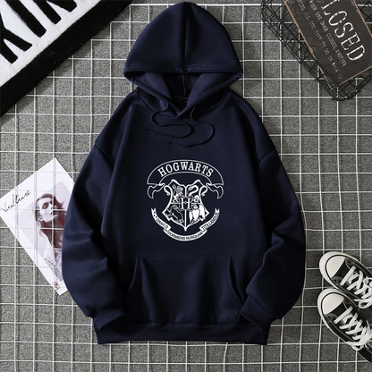 2025 Fashion Hogwarts Printed 2d Hoodies Women Sweatshirt Autumn Winter Long Sleeves Y2k Casual Loose Tops Oversized Hoodies.