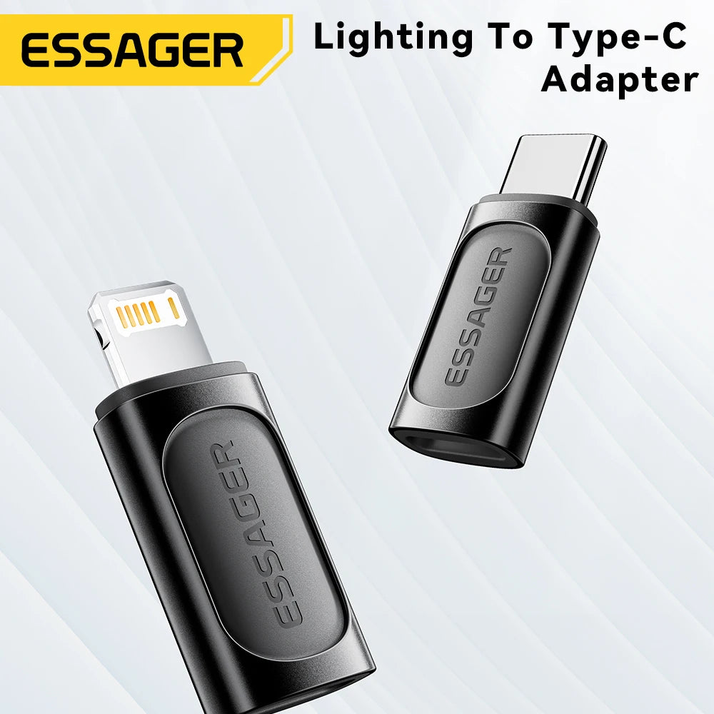 Essager Lighting To Type C OTG Adapter USB Type C To lighting PD 20W Fast Charging For iPhone 15 14 13 12 Pro Max ios Converter.