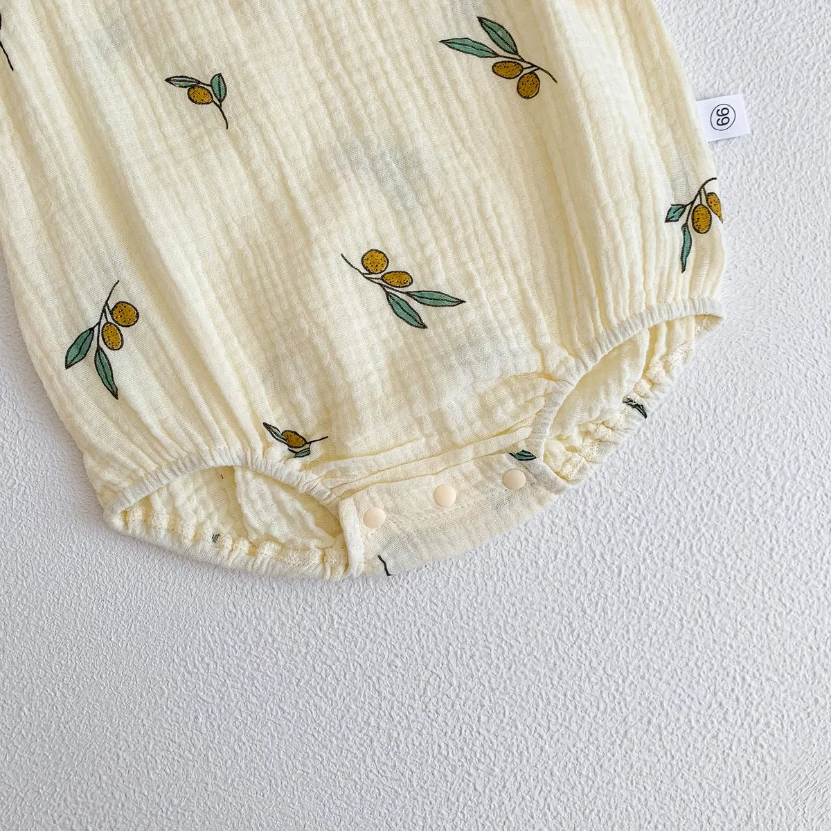 2023 neue Im Sommer Infant Neugeborene Baby Mädchen Jungen Falten Tuch Baumwolle Outfits Kinder Casual Overalls Kleinkind Bodys.