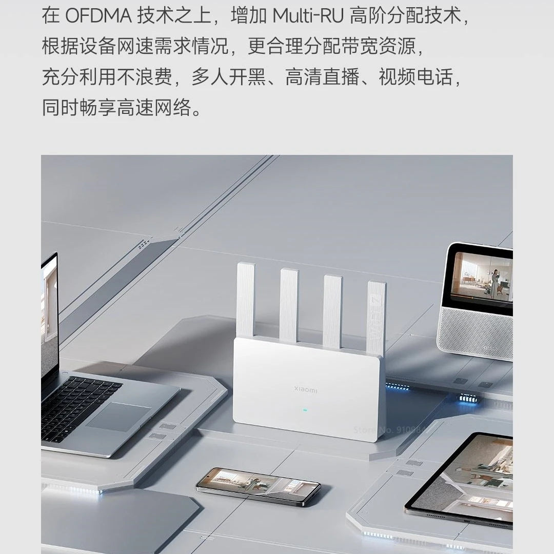 Xiaomi Router BE3600 WiFi 7 Dual-Band Qualcomm quad-core Gaming Acceleration 3570Mbps Dual WAN LAN Mesh Network Repeater VPN.