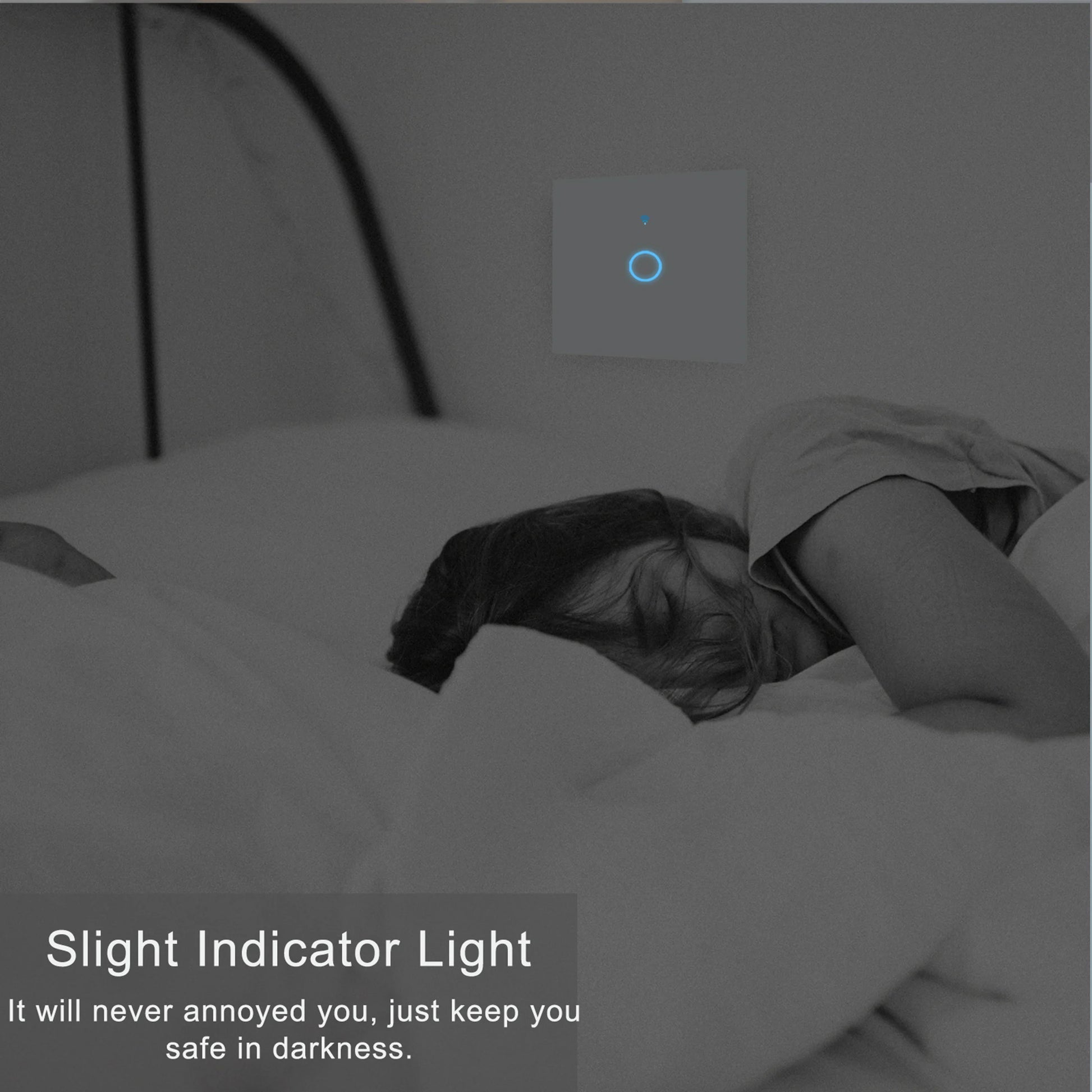 AXUS EU WiFi Smart Licht Schalter Touch Schalter RF433 Kein Neutralleiter Smart Home Leben Tuya App Steuerung Unterstützung Alexa Google Hause.