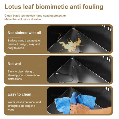 Versteckte Küchen spüle Bar Spüle Kit Klapp hahn Abflussrohr, Drop-In Unterbau Spüle, kleine Edelstahls püle für Workstation RV